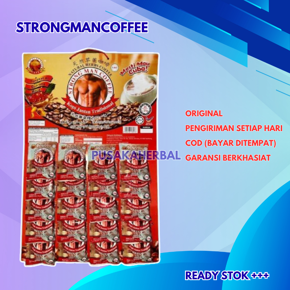 

StrongmanCoffee Papan 20 Sachet Original