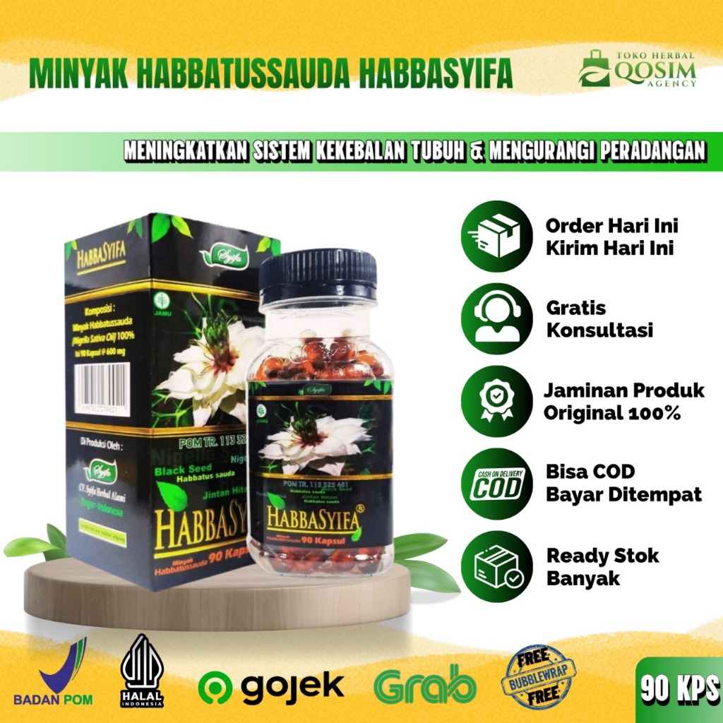 Habbasyifa Minyak 90 Kapsul - Habbatussauda / Habbatussauda Original Asli