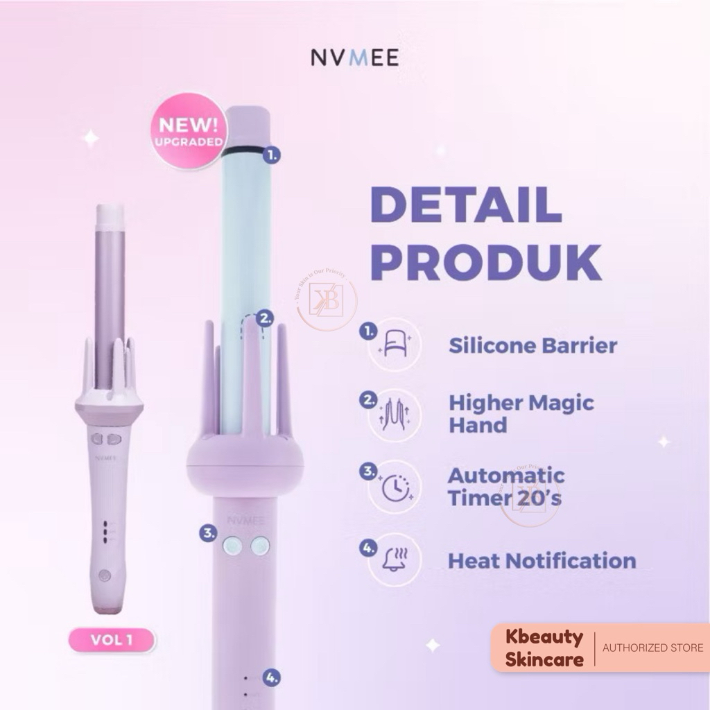 NVMEE - Libra Hair Styler 2.0 | Catokan Keriting Otomatis