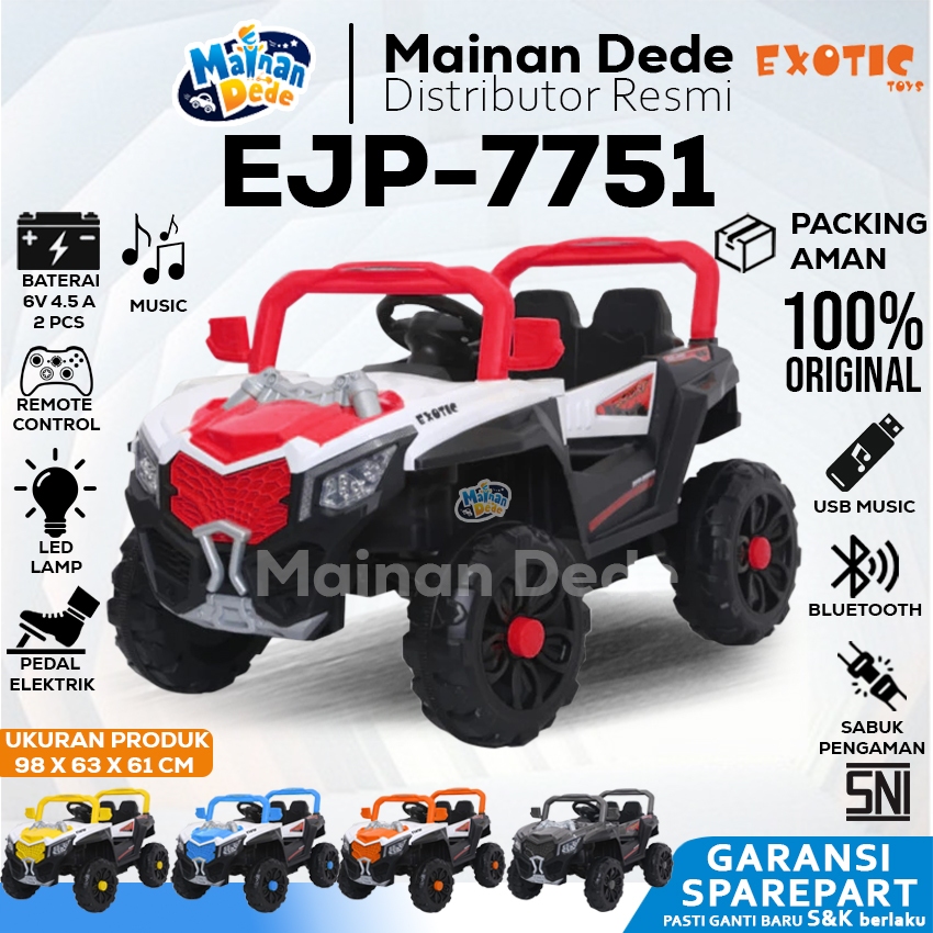 Mainan Mobil Aki Anak EXOTIC EJP-7751 EJP 7751 EJP7751