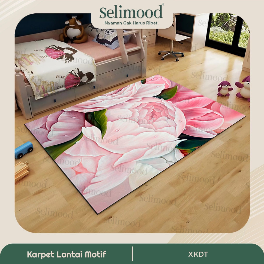 Selimood Karpet Lantai Halus Karpet Eropa Jumbo Karpet Permadani Karpet Premium Motif Estetik