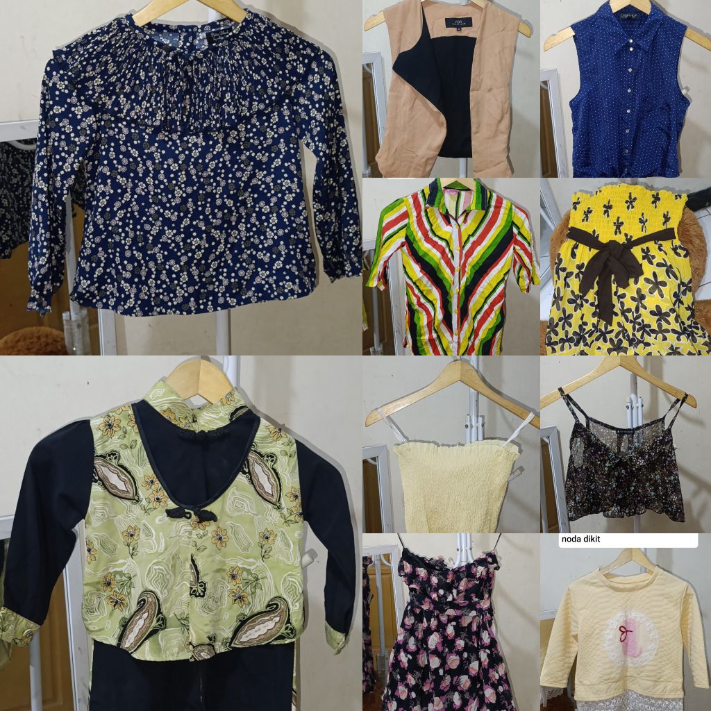 preloved baju anak laki laki & perempuan , atasan,kaos, blouse, dress, kemeja, overall, celana, rok,