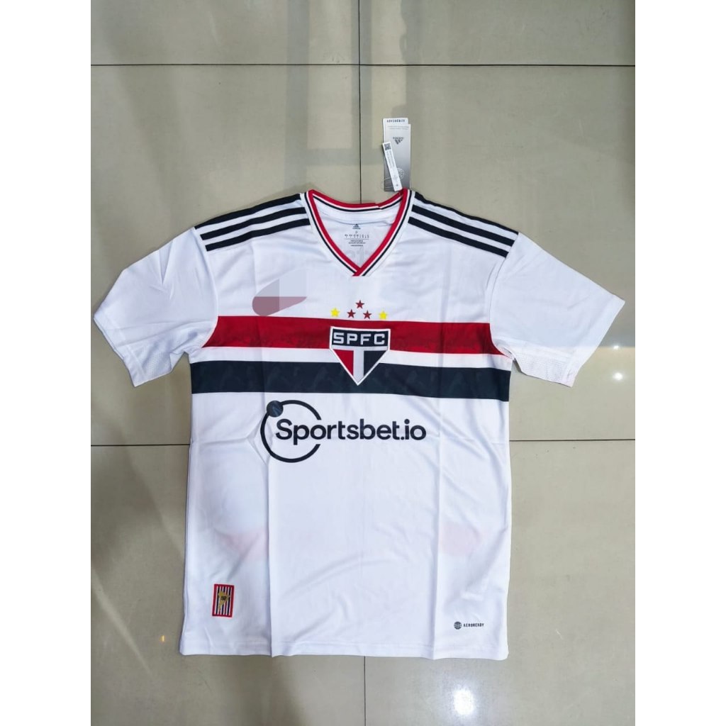JERSEY BOLA KLUB SAO PAOLO BRAZIL PUTIH