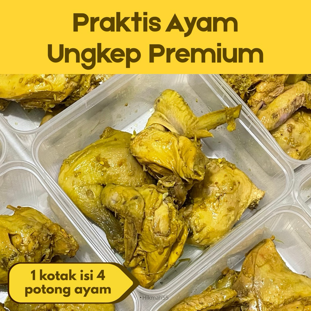 

Ayam Ungkep Bumbu Kuning Segar 4 Potong 1ekor gurih enak empuk siyap goreng