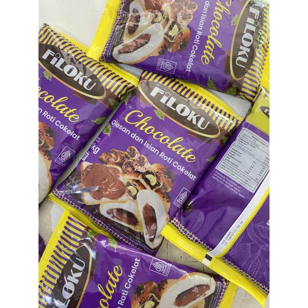 

Filoku chocolate filling 1 kg | filoku | filoku filling cokelat | isian roti