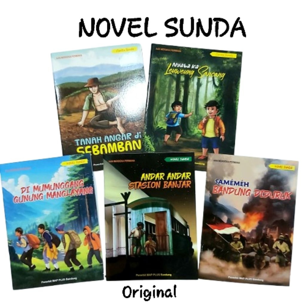 Novel Sunda Murah Buku Cerita Bahasa Sunda 56 60 halaman 2024 Nyaba ka leuweung Samemeh Bandung Anda