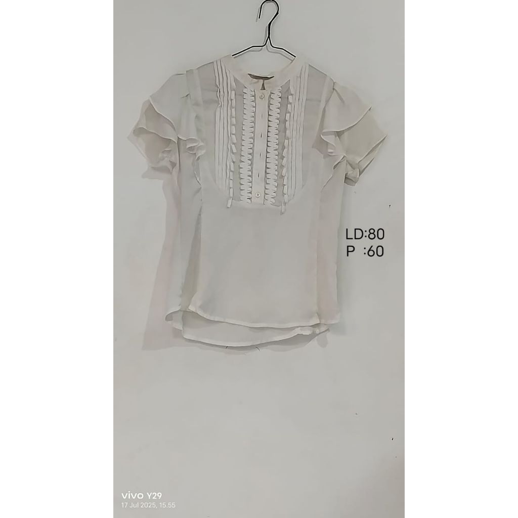 Blouse Putih Sifon