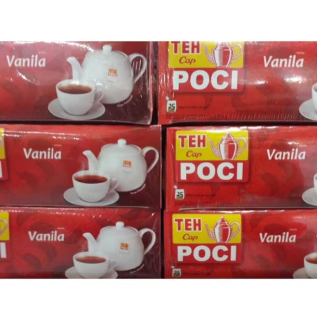 

TEH CELUP CAP POCI VANILA ISI 25
