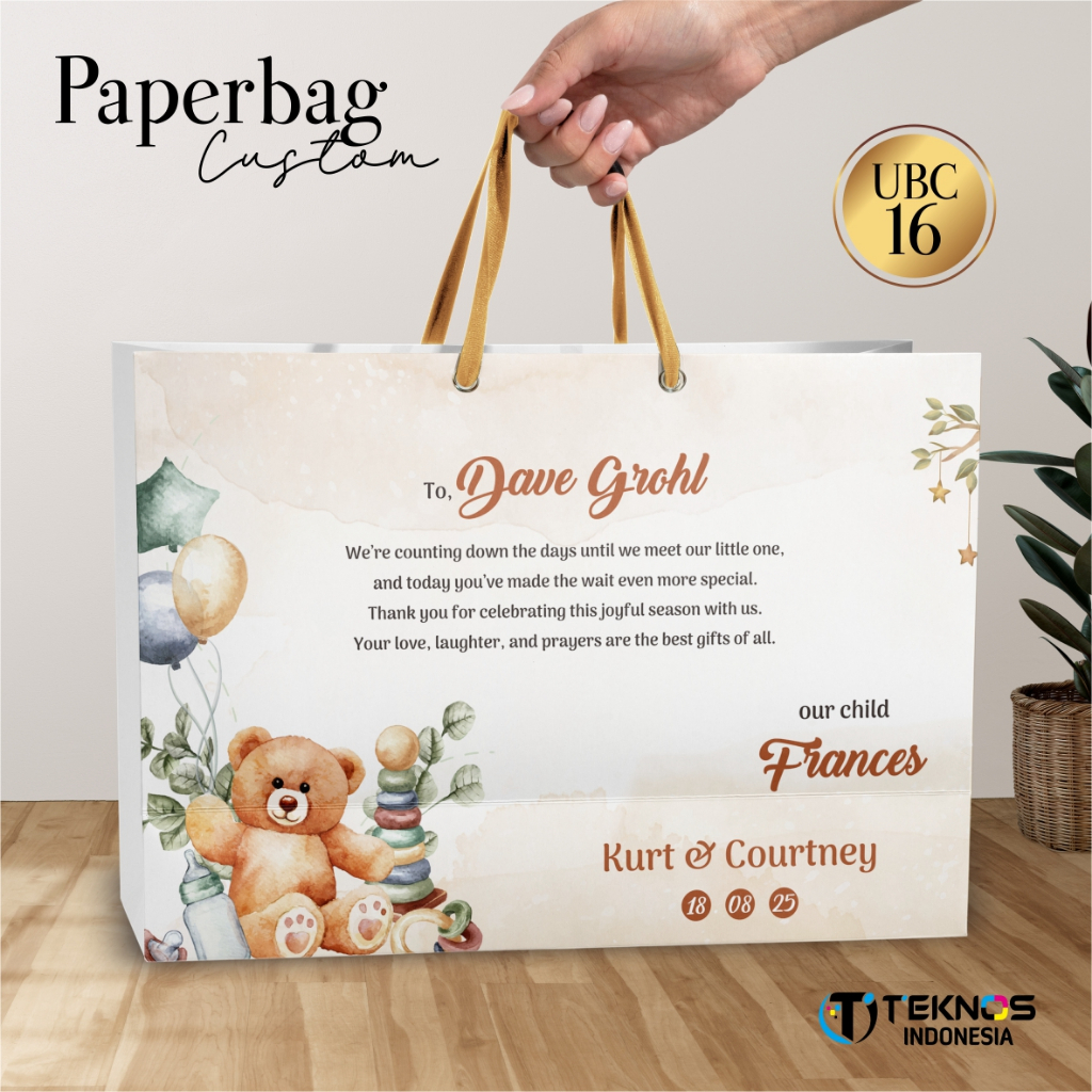 

PAPER BAG ULANG TAHUN CUSTOM - TAS HAMPERS UBC MURAH