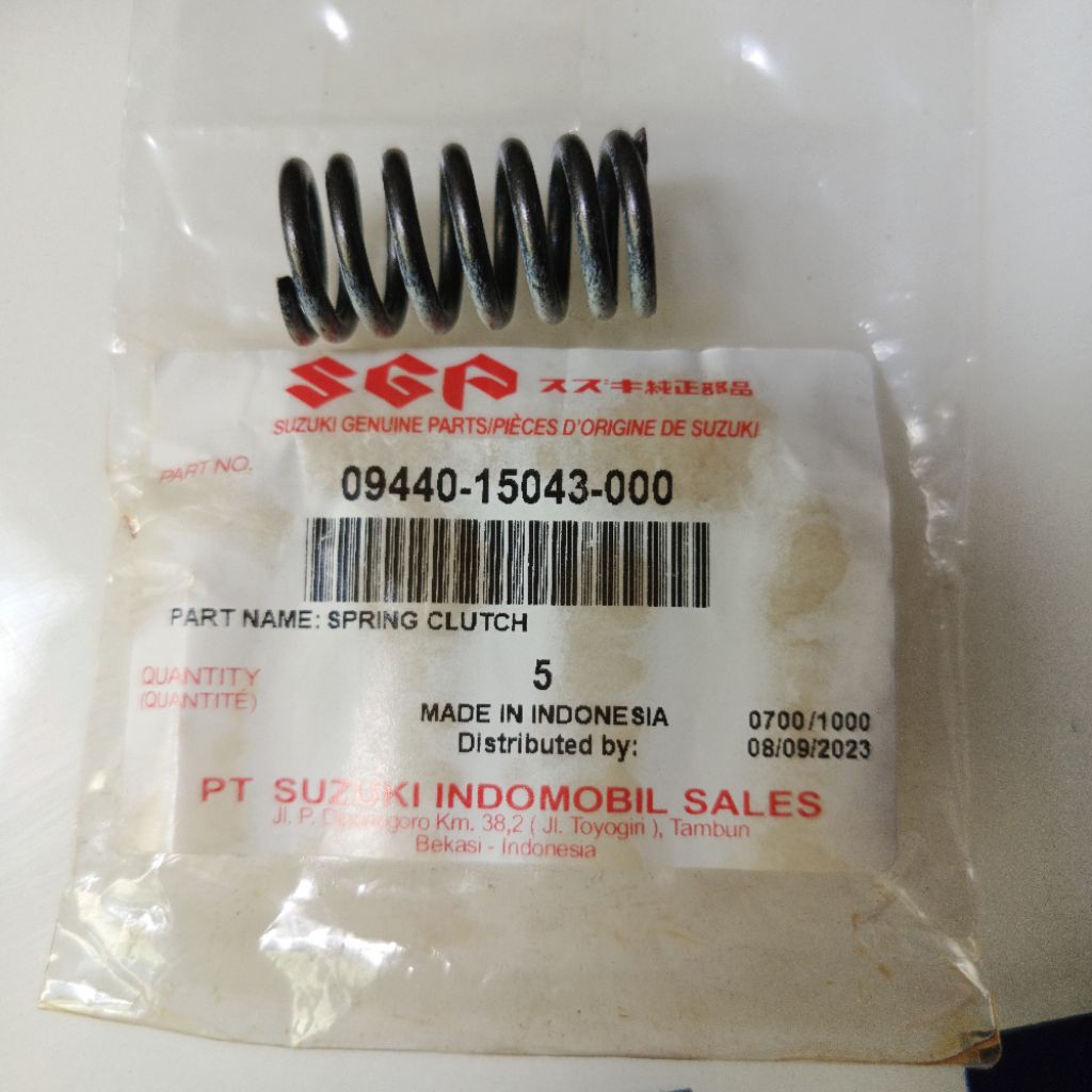 PER KOPLING SATRIA FU 150 ORIGINAL SGP