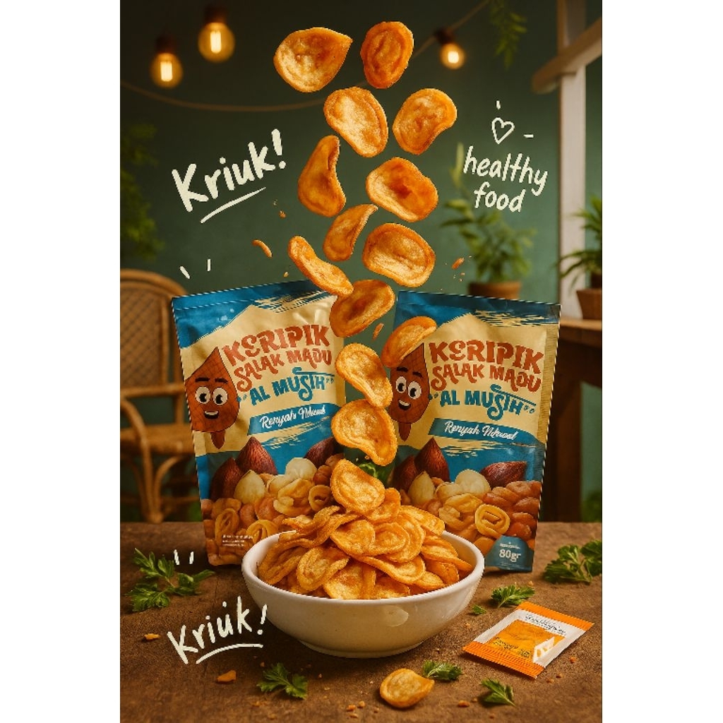 

Keripik Salak Madu Manis 80gr Cemilan Sehat Buah Asli