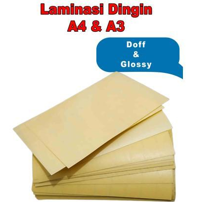 

Kertas Laminasi Dingin Lembaran A3 A4 TERMURAH