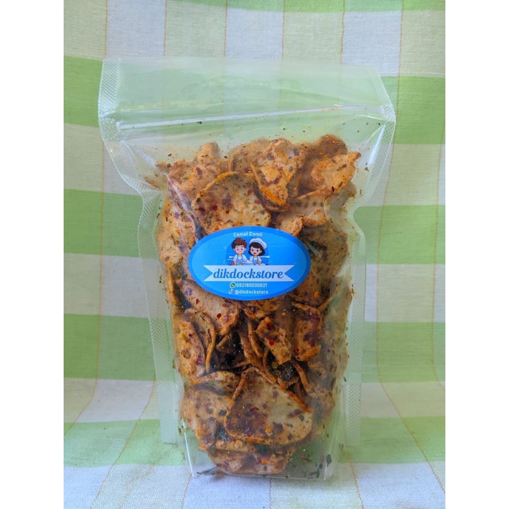 

Keripik Basreng Pedas Daun Jeruk 250gr