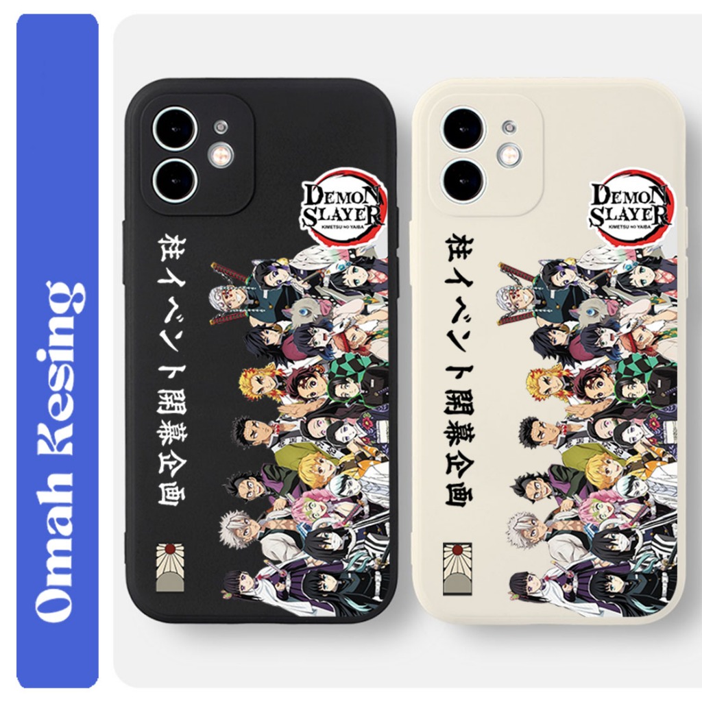 NEW CASE MACARON " DEMON SLAYER FAMILY " IPHONE XR/XS MAX/11 PRO/11PRO MAX/12/13/14/12 PRO/12PRO MAX