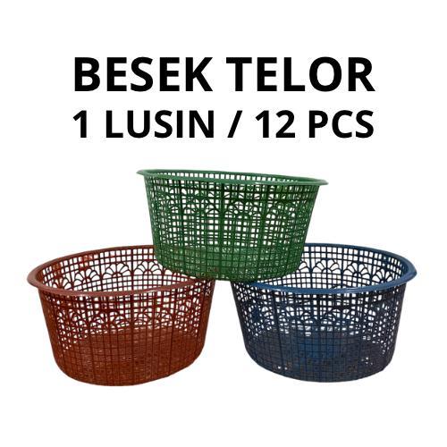 1 Lusin / 12 Pcs Besek Tradisi Ceting Plastik Besek Hajatan Murah