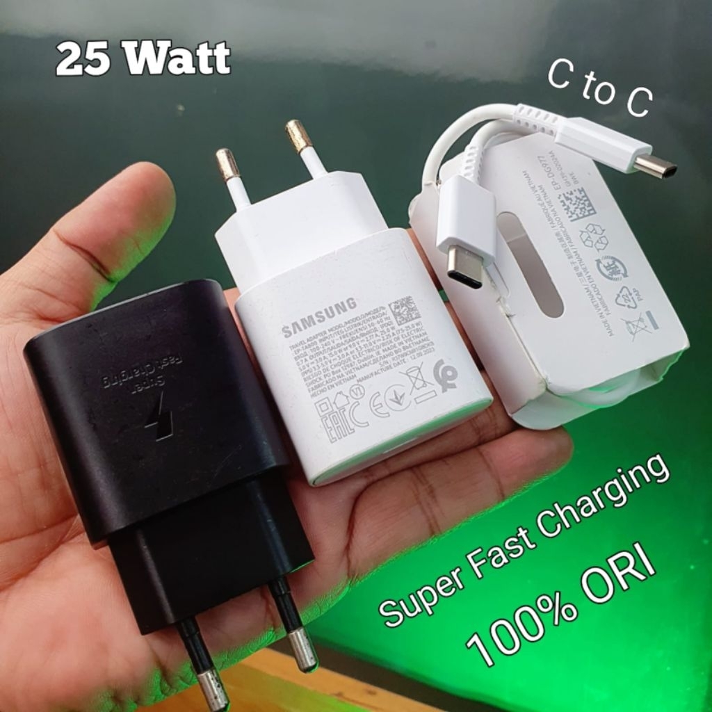 Charger Samsung 25watt Copotan HP Original 100% type C to C Super Fast Charging 25Watt Not10,S20,S21