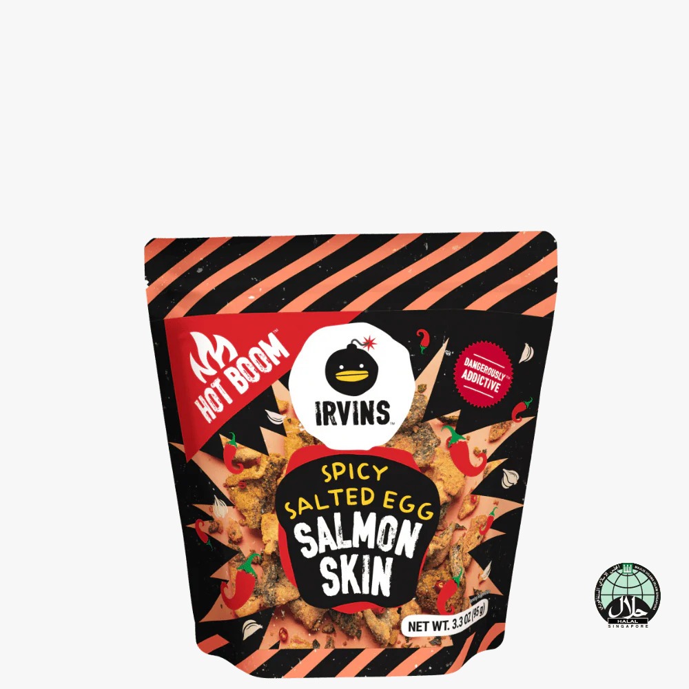 

IRVINS Hot Boom Salted Egg Salmon Skin 95g
