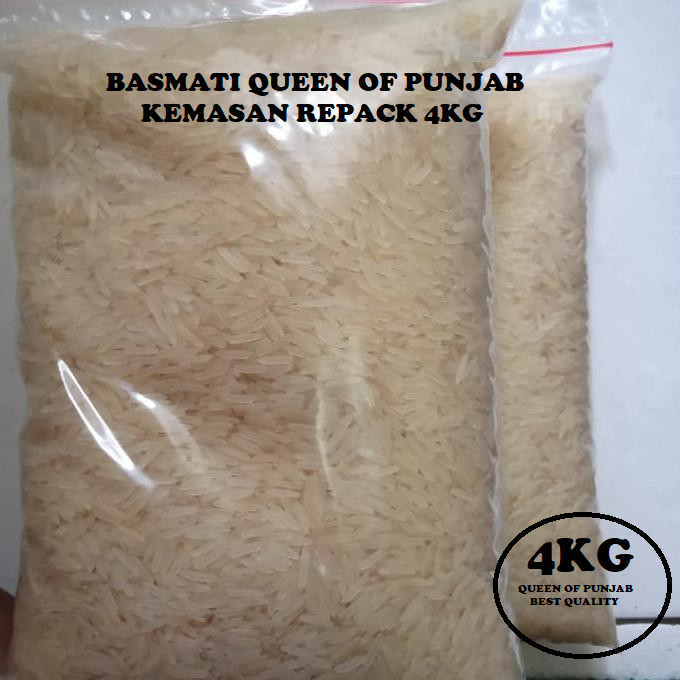 

Beras Basmati Queen Of Punjab Kemasan Repack 4kg