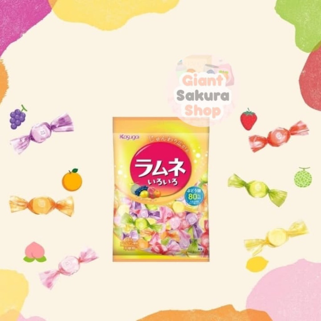 

Kasugai Ramune Iro Iro Candy / permen Jepang / permen impor / candy