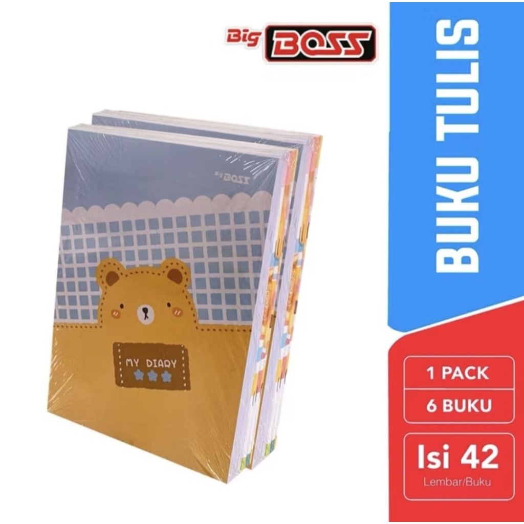 

Buku tulis BigBozz 42 Lembar (1Pack)