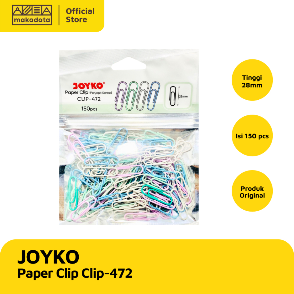 

PAPER CLIP / CLIP KERTAS JOYKO CLIP-472 MURAH
