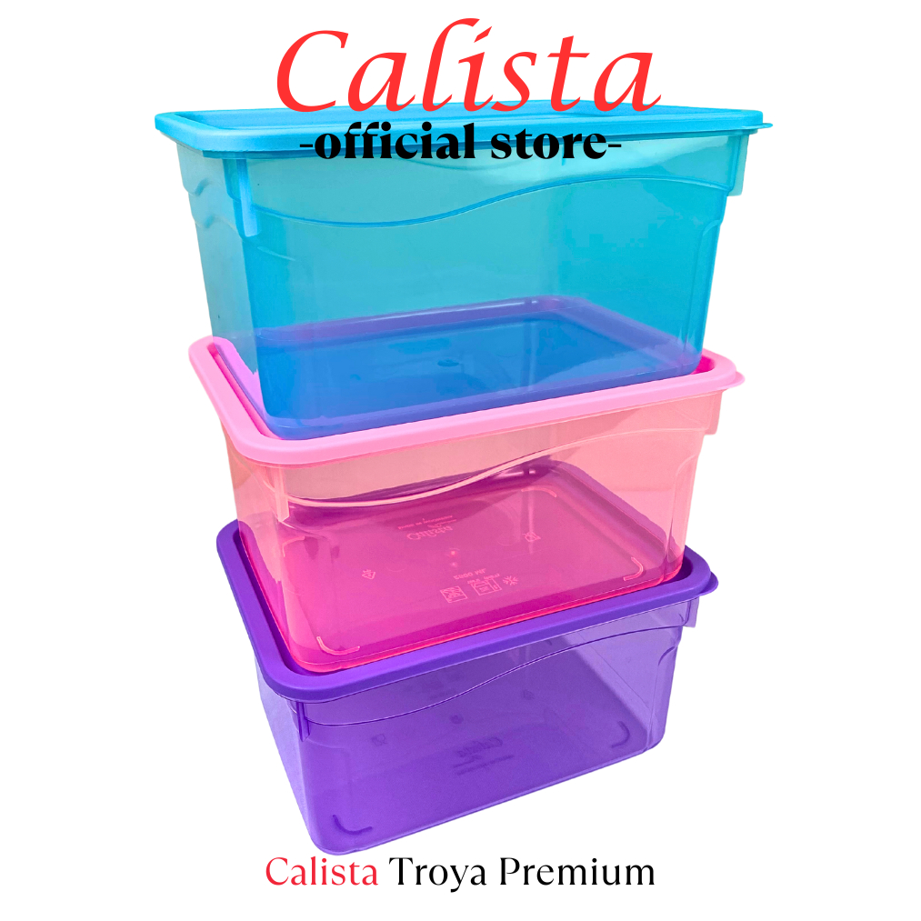 [ CALISTA ] TOPLES PLASTIK BENING TROYA PREMIUM JUMBO 2,5L TOPLES KUE KERING LEBARAN TOPLES KULKAS