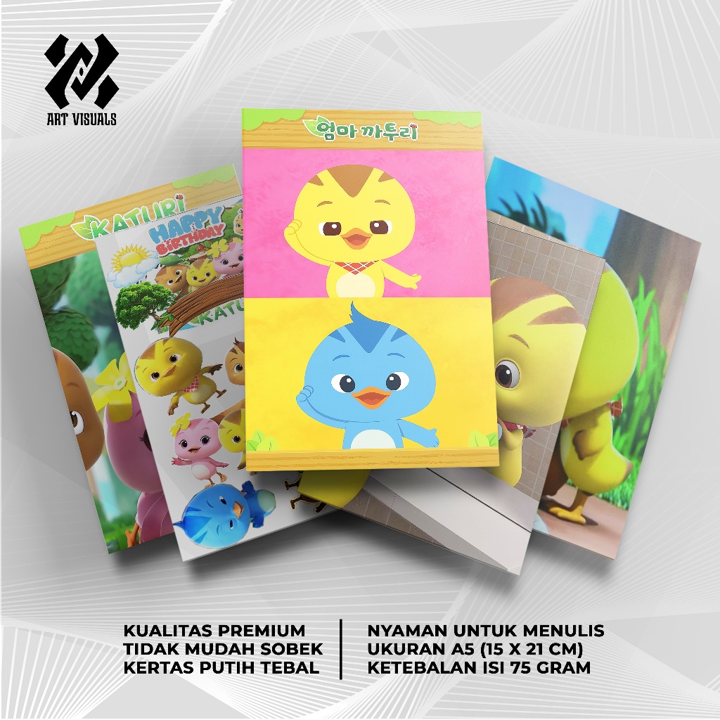 

Buku Tulis Custom Tema Kartun Katuri Terlengkap Termurah Model Bebas Pilih Foto/Buku Tulis Sekolah/Buku Catatan