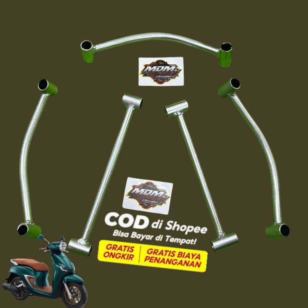 BREKET KENALPOT RACING / ENGKER BAHAN BESI