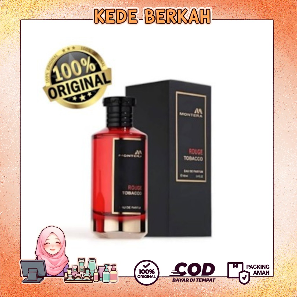Fragrance World Montera Rouge Tobacco for unisex EDP 100 ml