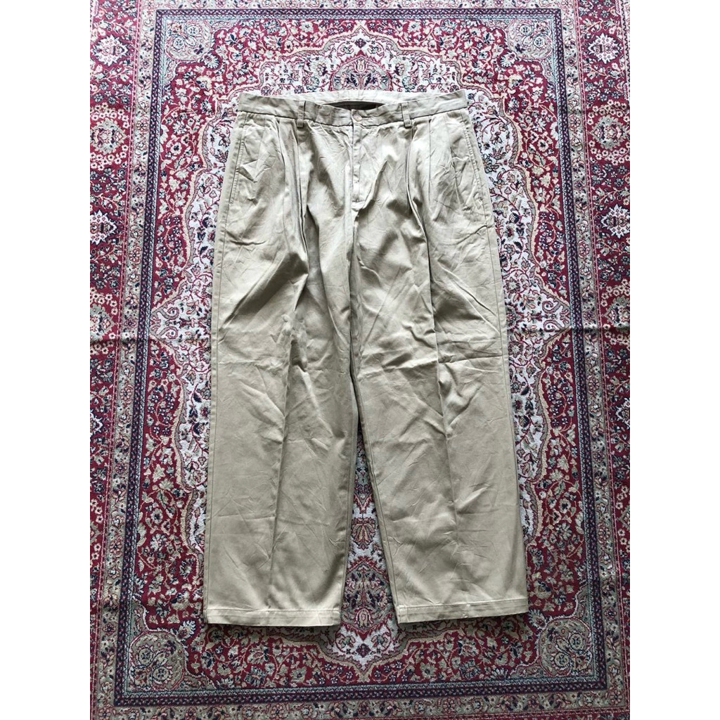 Celana Musinsa standard 3 tuck balloon pants Casual wide balloon pants HG334