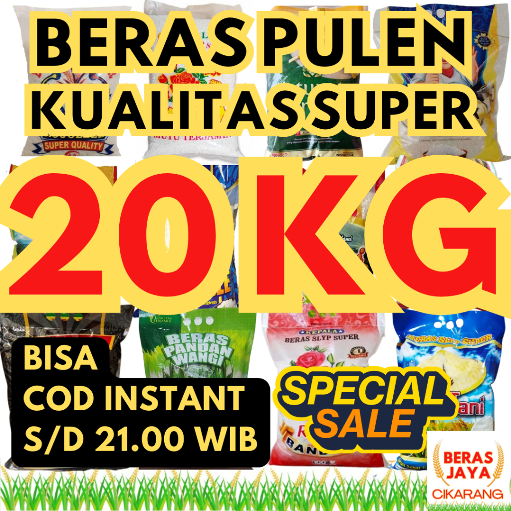 

Promo Beras Pulen Ramos Setra Kualitas Terjamin Bersih Bebas Kutu Super 20 kg Murah Gratis Ongkir