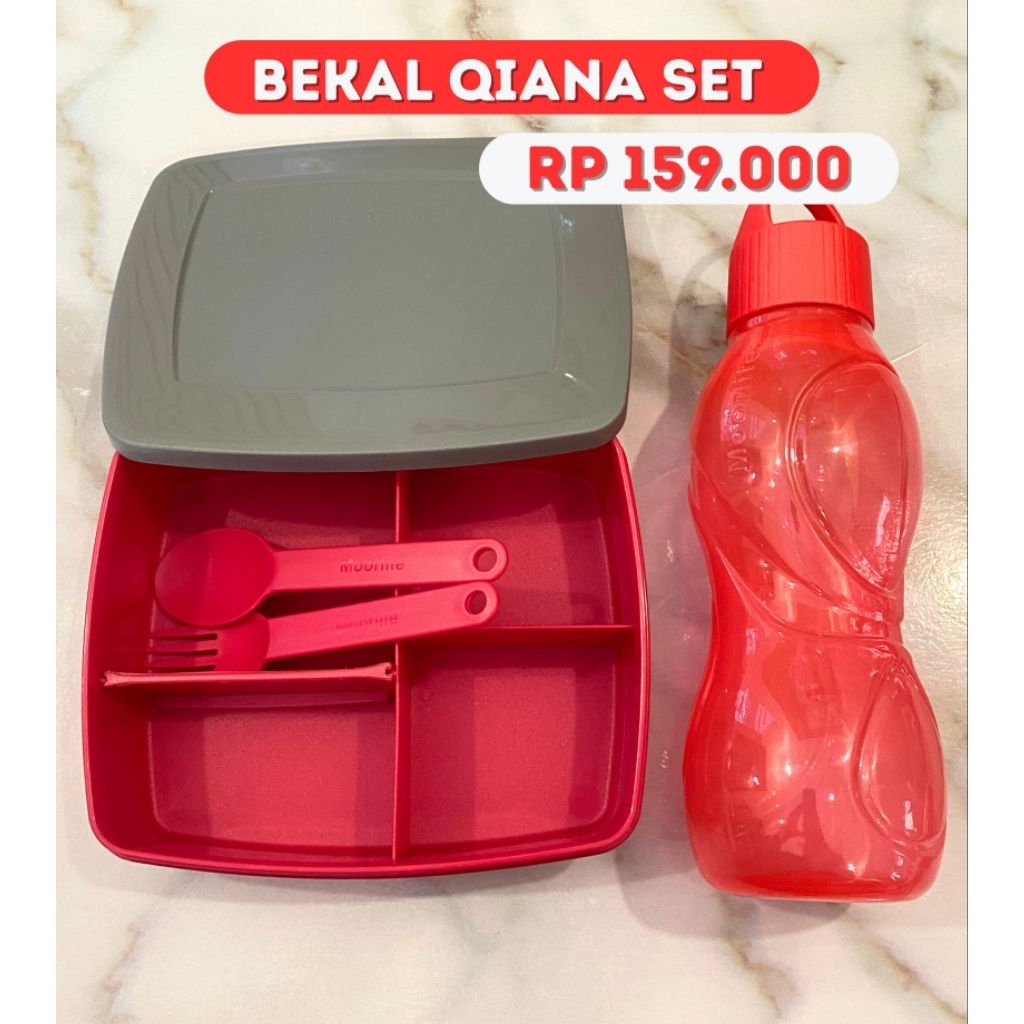 moorlife bekal qiana set ( qiana 1L + bottle 750ml )