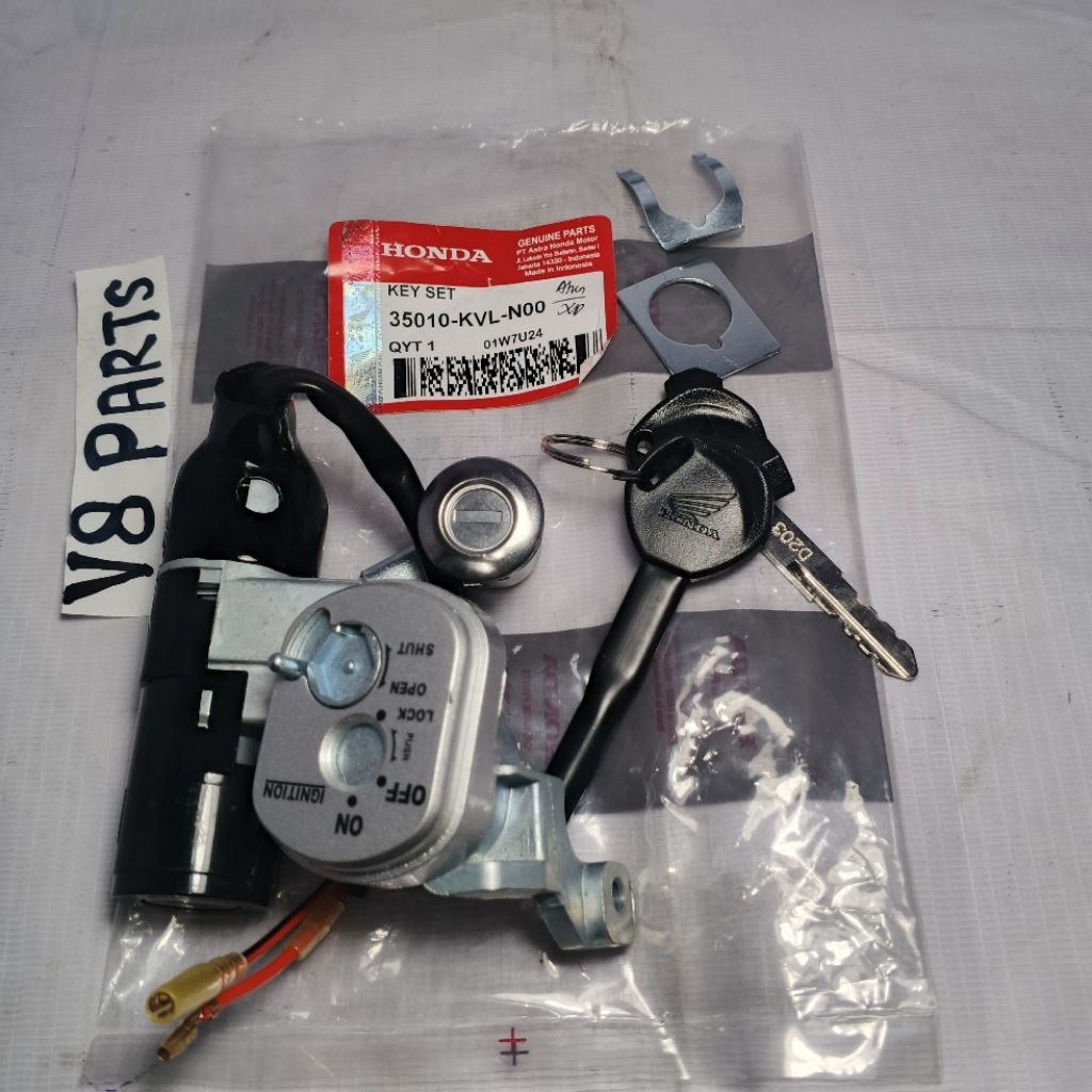 Kunci Kontak KVL Original Supra X 125 Lama, Supra X 125 Karbu, Supra X 125 Batman Kualitas Asli HOND