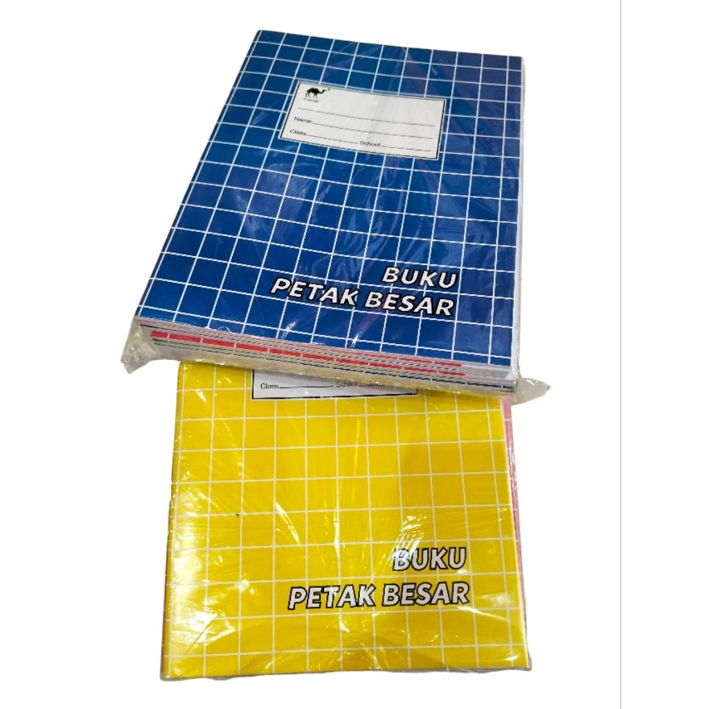 

Buku Tulis Petak Besar 38 Lembar Camel 1 Bks isi 10 pcs | Buku Kotak Matematika Anak SD TK - Alat Tulis Kantor/ATK Murah Medan
