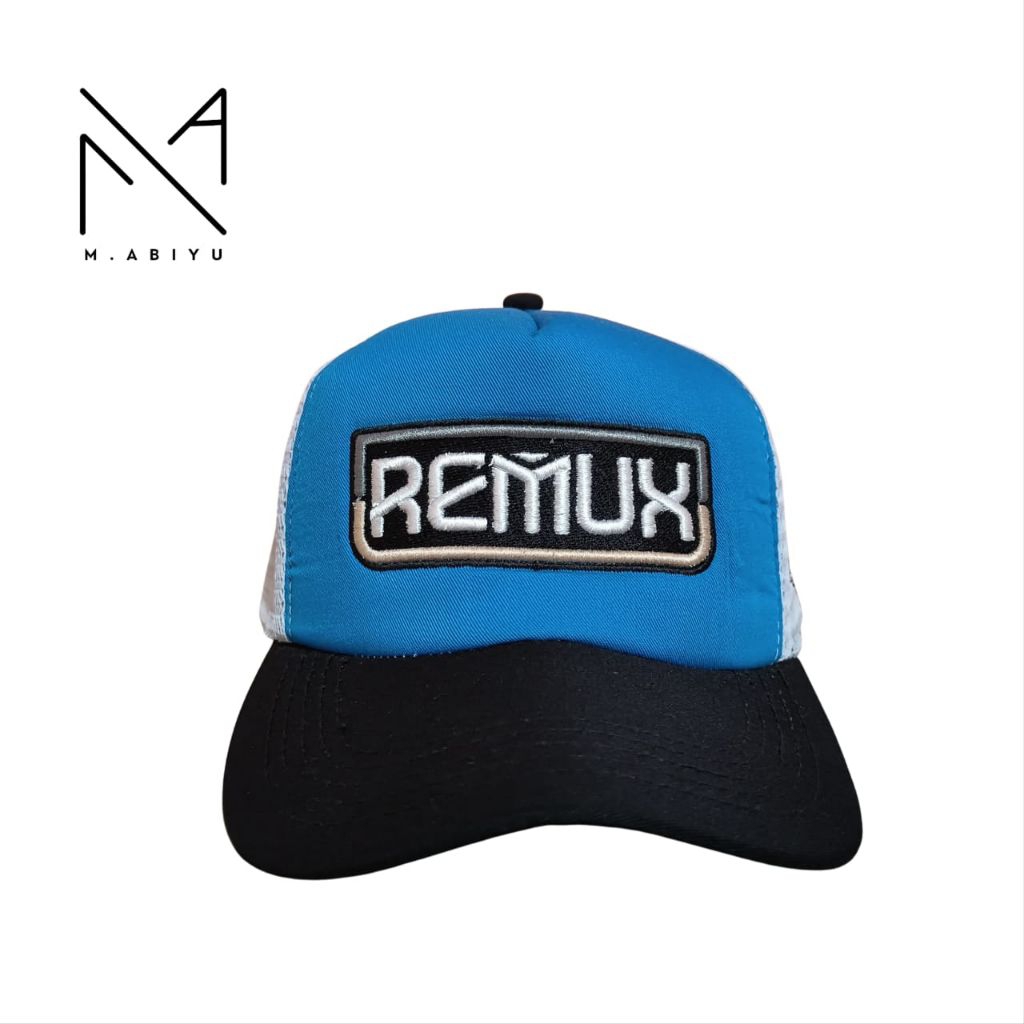 M.ABIYU Topi Fashion Cowo Topi Jaring Pria Wanita Topi Remux Keren