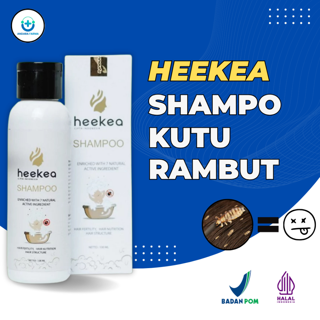 Heekea Shampoo Anti Kutu - 7 natural active ingredient