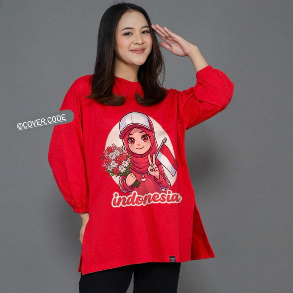 T-Shirt /Kaos Merah-Putih