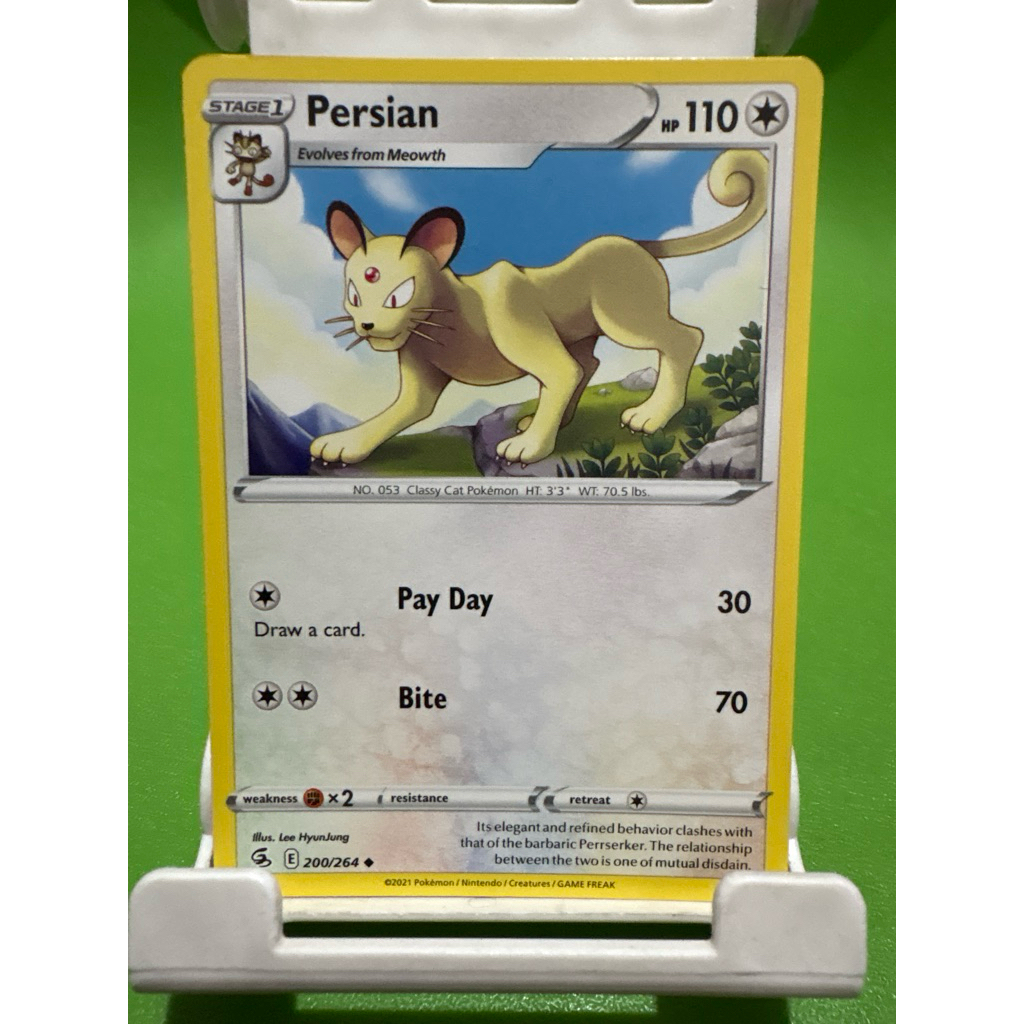 kartu pokemon original common persian 200/264