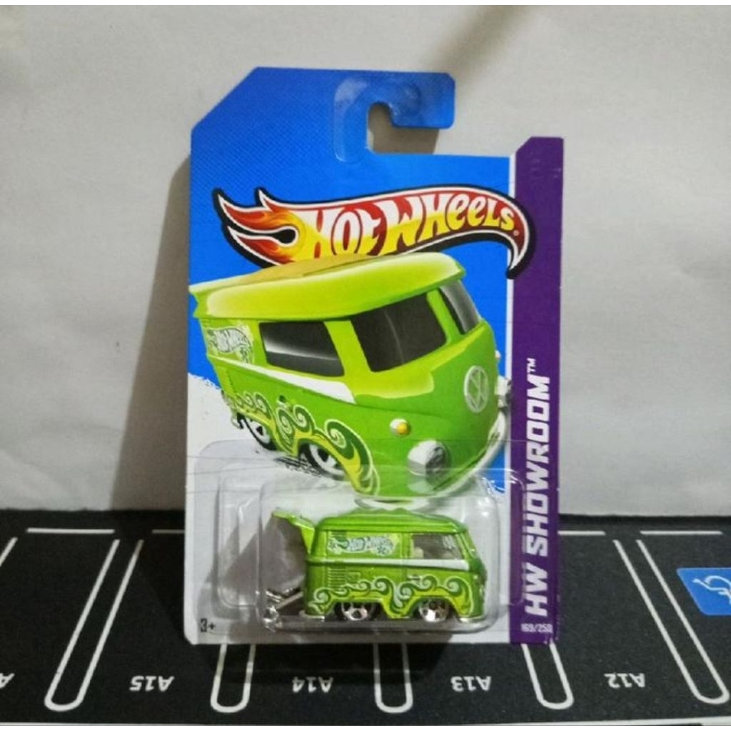 Hot wheels vw kool kombi ombak hijau