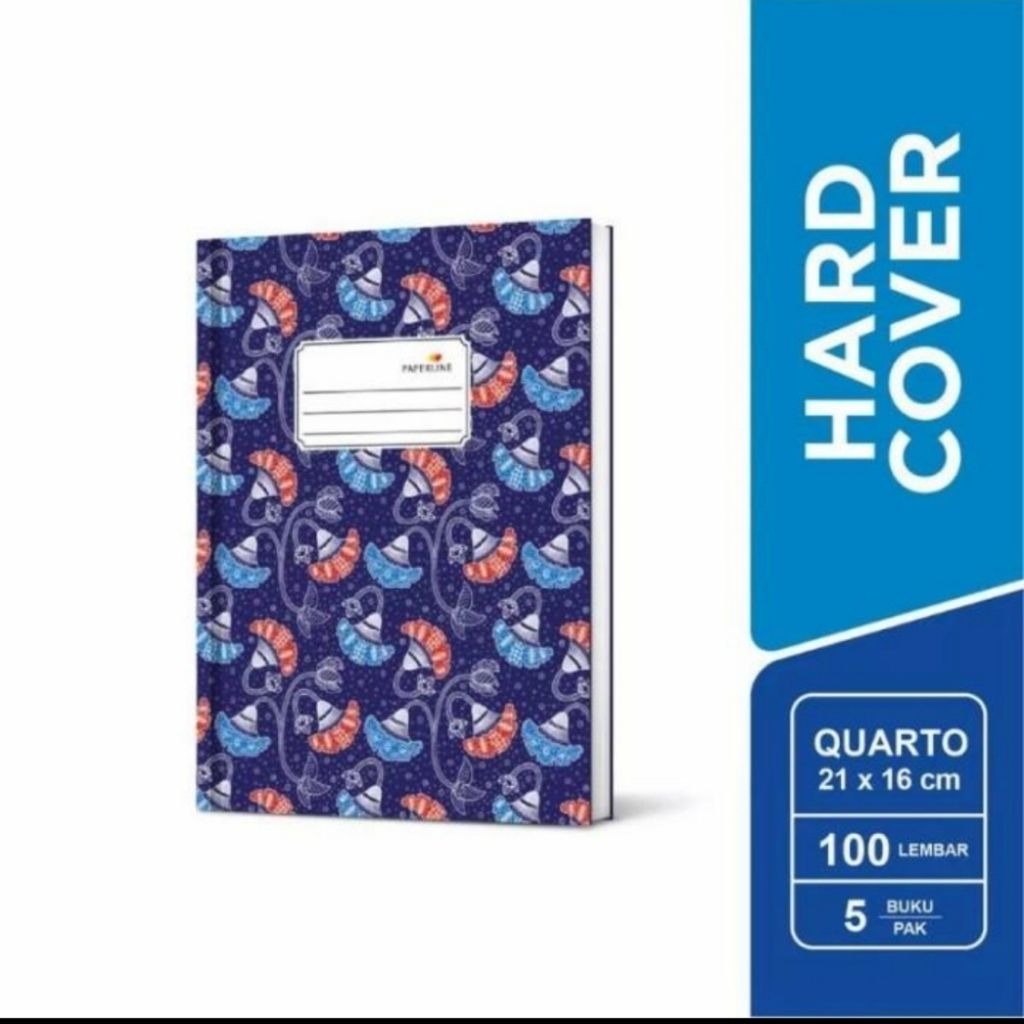 

Buku Hardcover Kwarto 100 Lembar Paperline