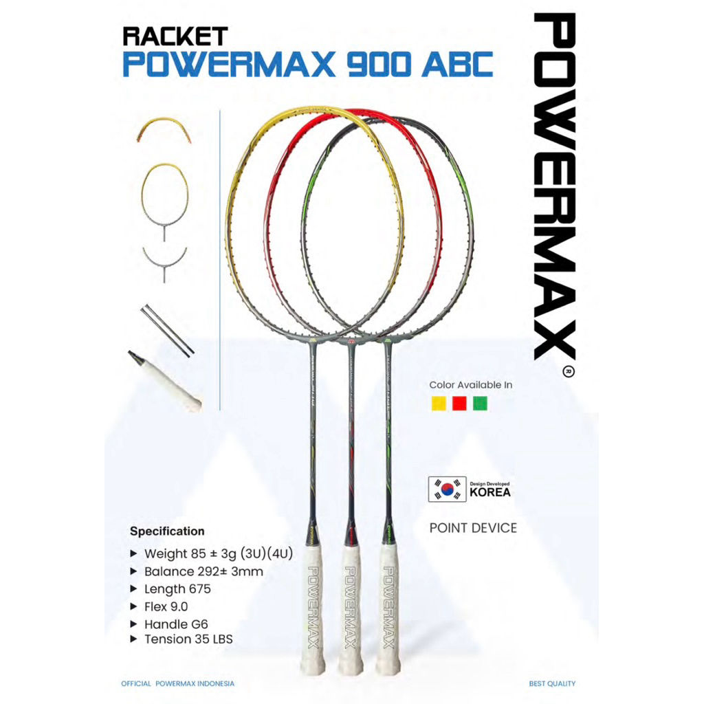 Raket Badminton PowerMax 900 ABC