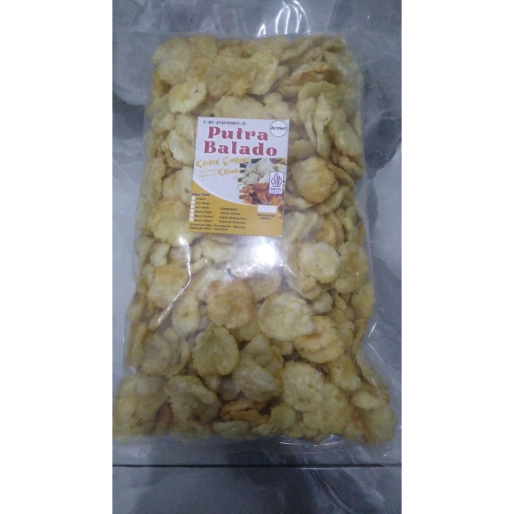 

Keripik Emping Putra Balado 500 gram