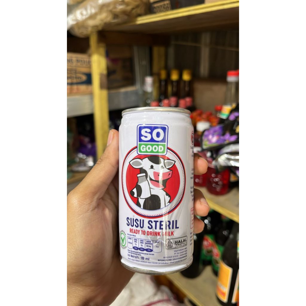 

So Good - Susu Steril Dalam Kaleng 189ml