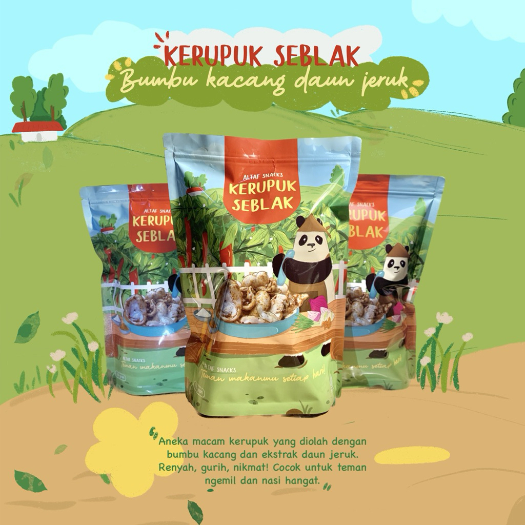 

Altafsnacks Kerupuk Seblak Bumbu Kacang 150gr