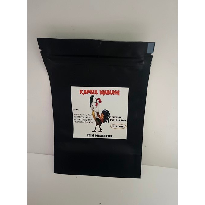 1bungkus kapsul mabung ' kapsul ayam mabung ' obat ayam mabung ' cepat rontok