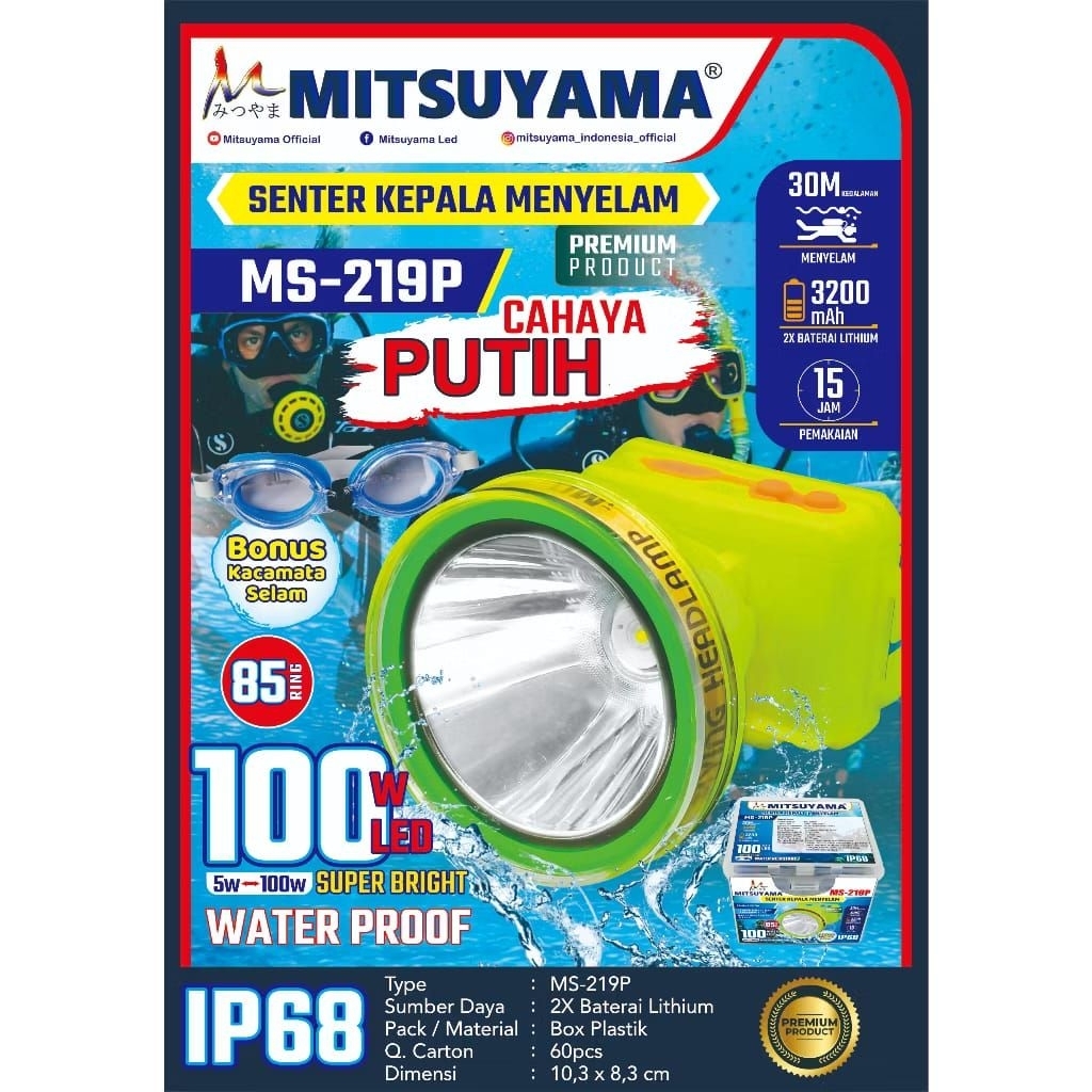 SENTER KEPALA MENYELAM MITSUYAMA MS-219P