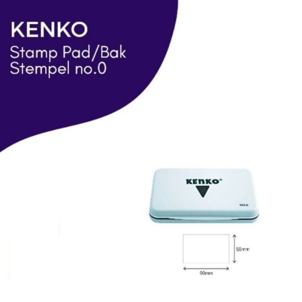 

Stamp Pad Kenko NO 0 / Bantalan Stempel