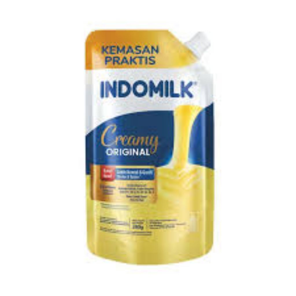 

3 PCS SUSU KENTAL MANIS POUCH CAP INDOMILK 260 GRAM EXP 28 AGUSTUS