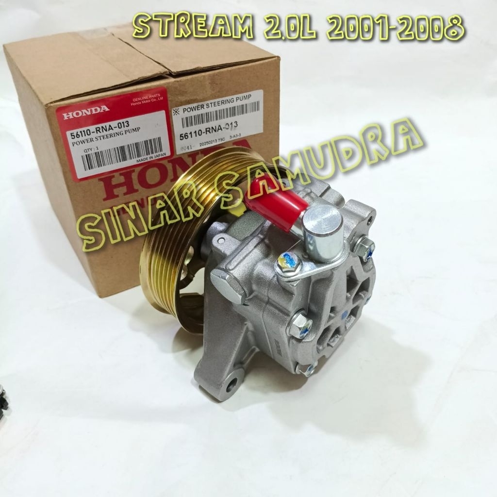 POMPA POWER STERING STEERING PUMP ASSY HONDA STREAM 2.0L 2000CC 2.0 2001-2008