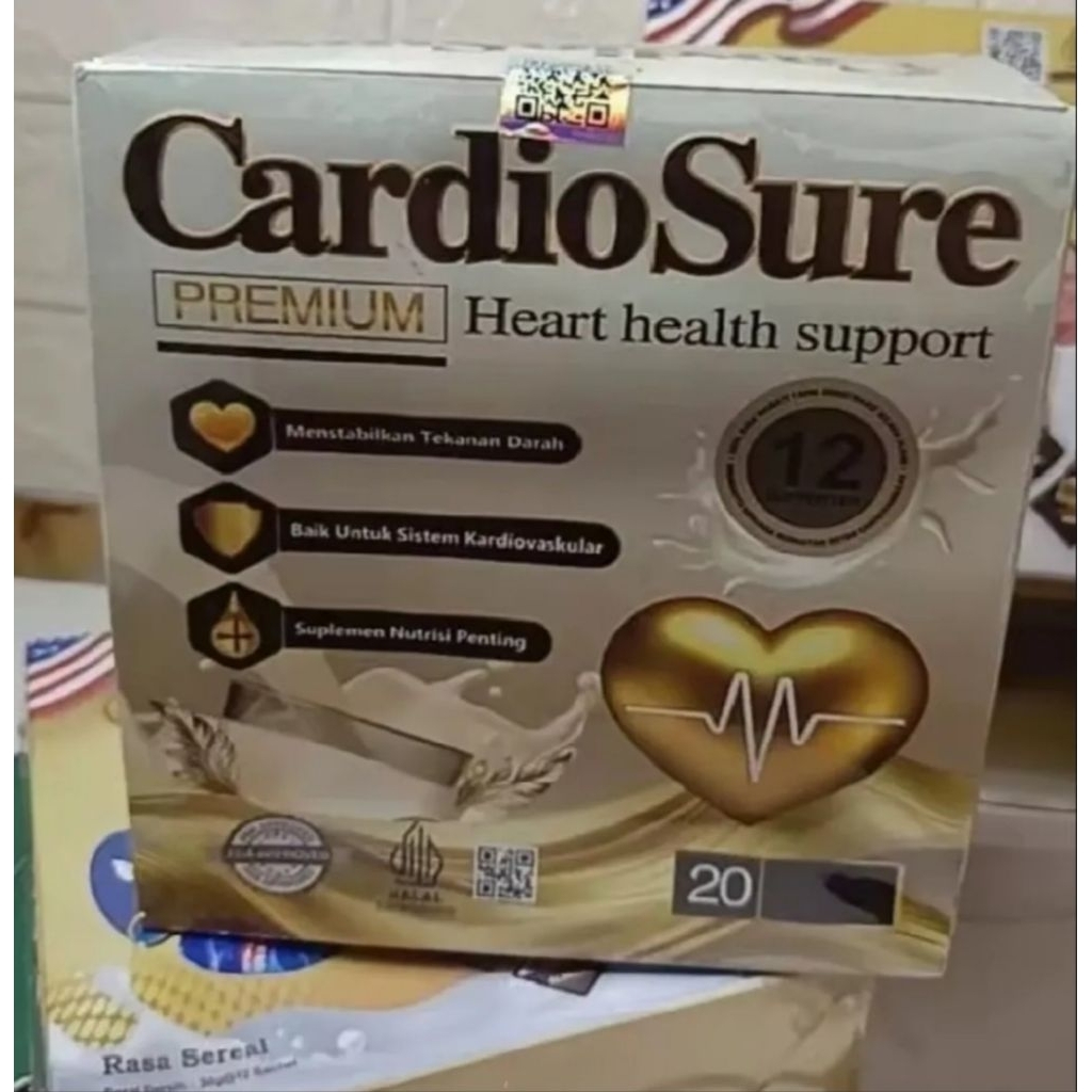 

CARDIOSURE ORIGINAL SUSU PREMIUM OBAT HIPERTENSI JANTUNG & KOLESTROL ATASI ASAM URAT
